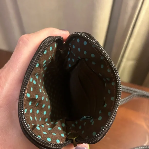 Chala Sunflower Crossbody Bag - Brown and Orange - Picture 4 of 8